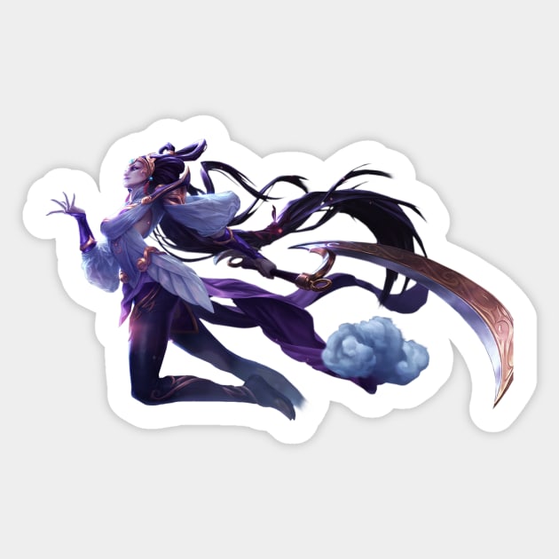 Lunar Goddess Diana Sticker by Genessis